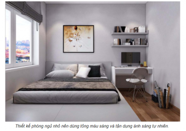 Gợi ý chọn nội thất thông minh cho phòng ngủ nhỏ