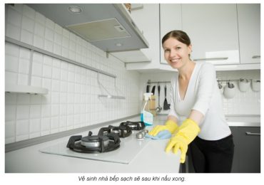 Hướng dẫn cách xử lý mùi đồ ăn khi nhà bếp liền phòng khách