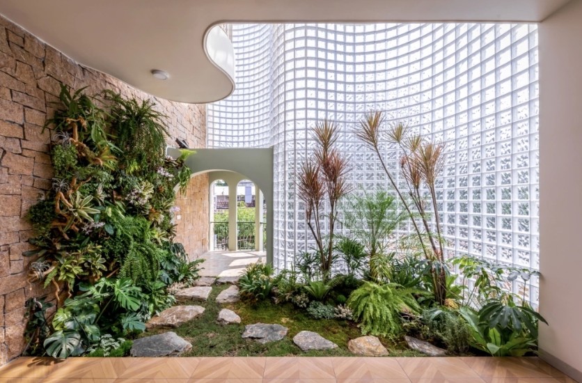 Gạch kính – xu hướng vật liệu tạo điểm nhấn cho ngôi nhà